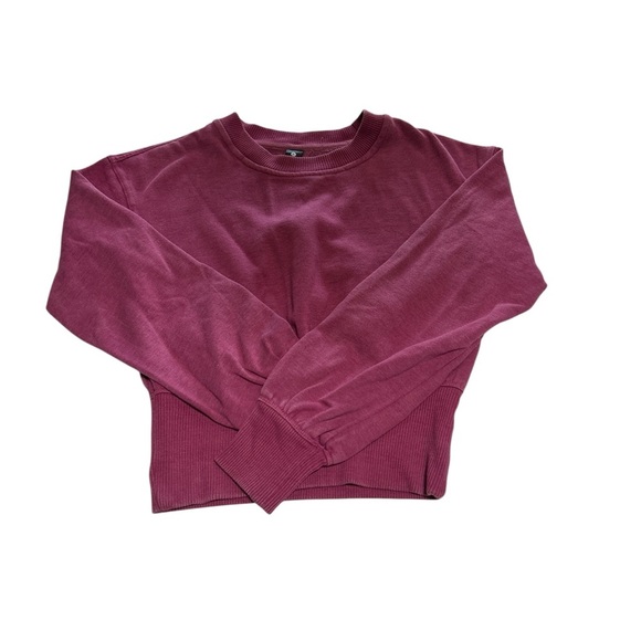 90 Degree By Reflex Pink and Black Crew Neck Sweatshirts - Picture 3 of 7